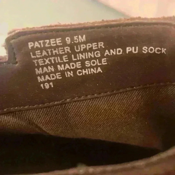 Steve Madden Patzee Brown Suede Leather Fringe Booties Size 9.5 - Picture 8 of 11